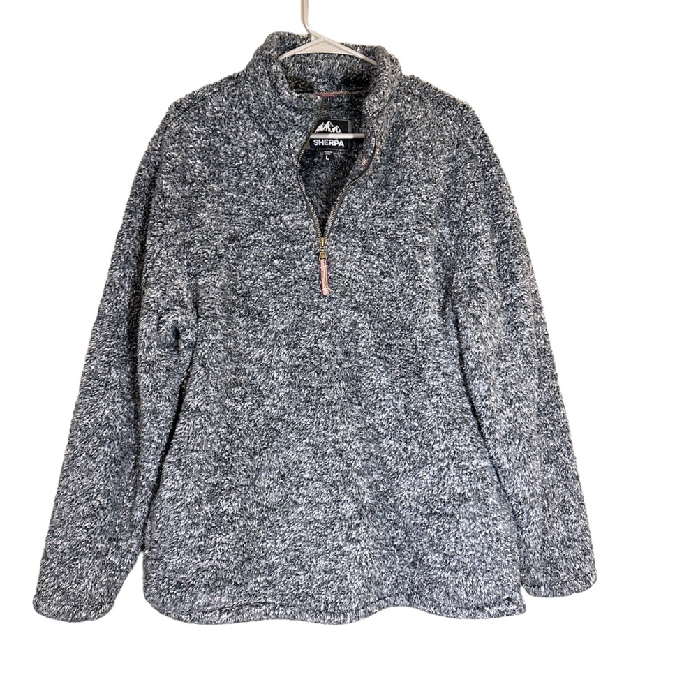 Alpine Sherpa Half Zip Pullover Women’s SIZE L
